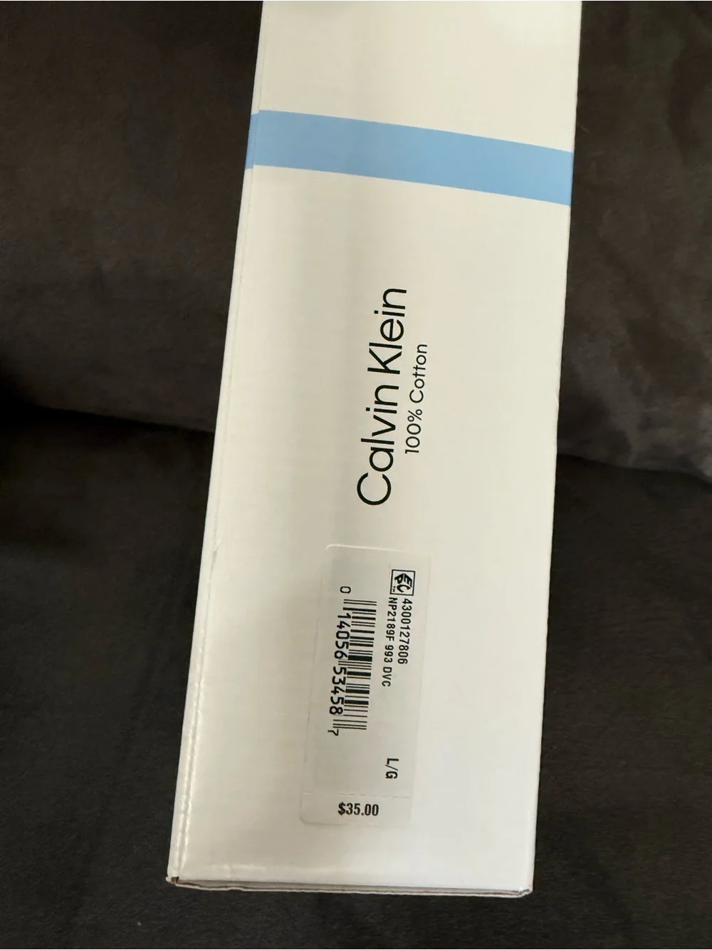 Calvin Klein 3-Pack Classic Fit Boxer Briefs - White & Blue